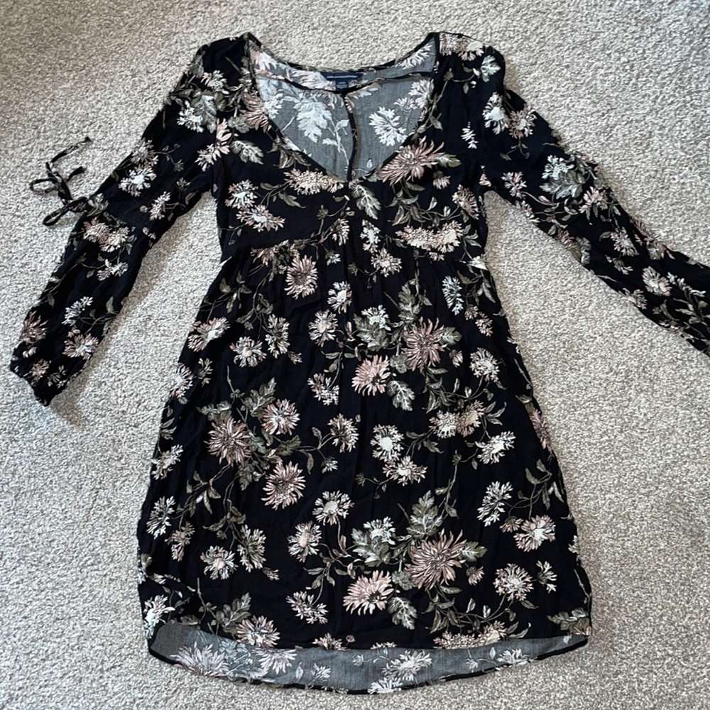 Long sleeve short American eagle dress